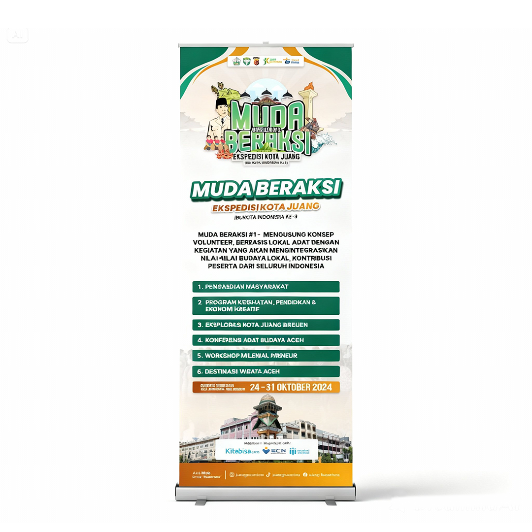 Banner Muda Beraksi Volunteer