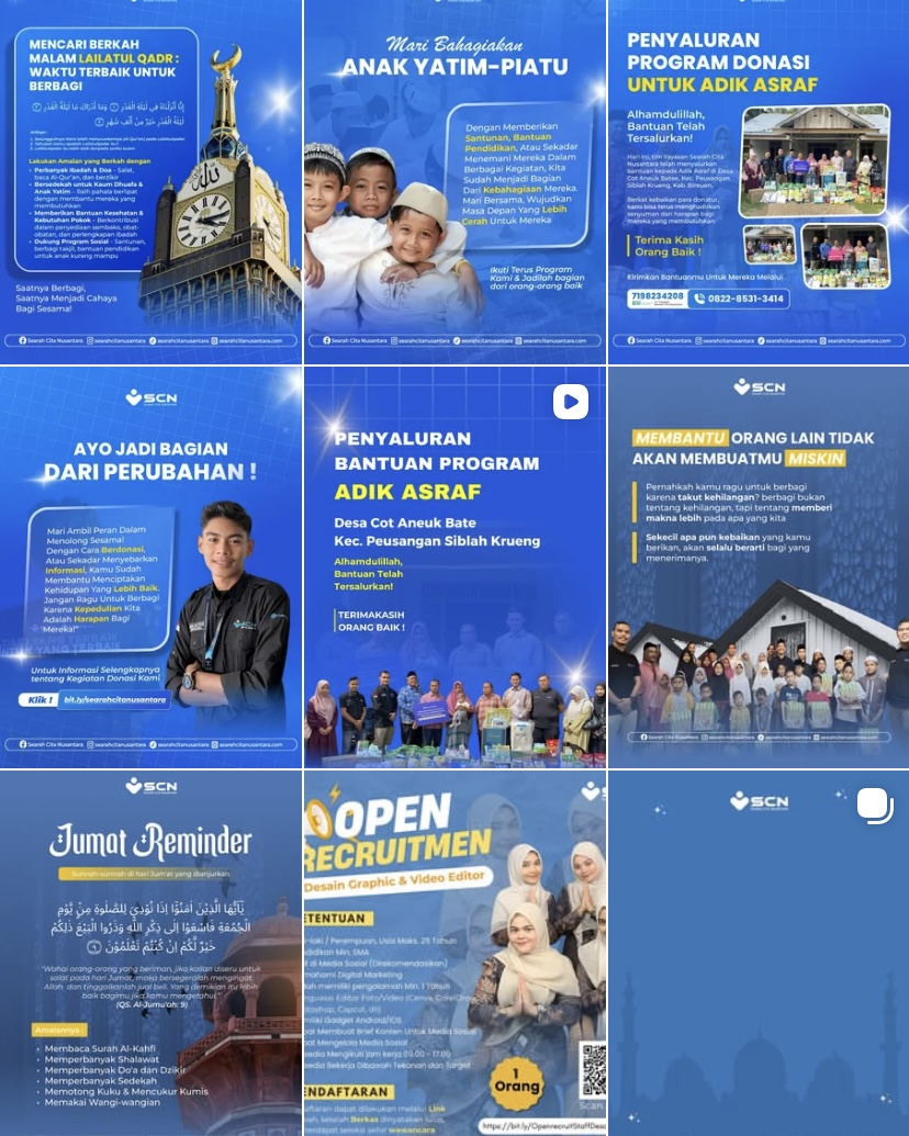 Feed Instagram Searah Cita Nusantara