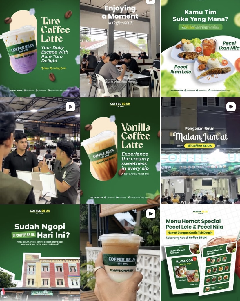 Feed Instagram Coffee 88 Ulee Kareng